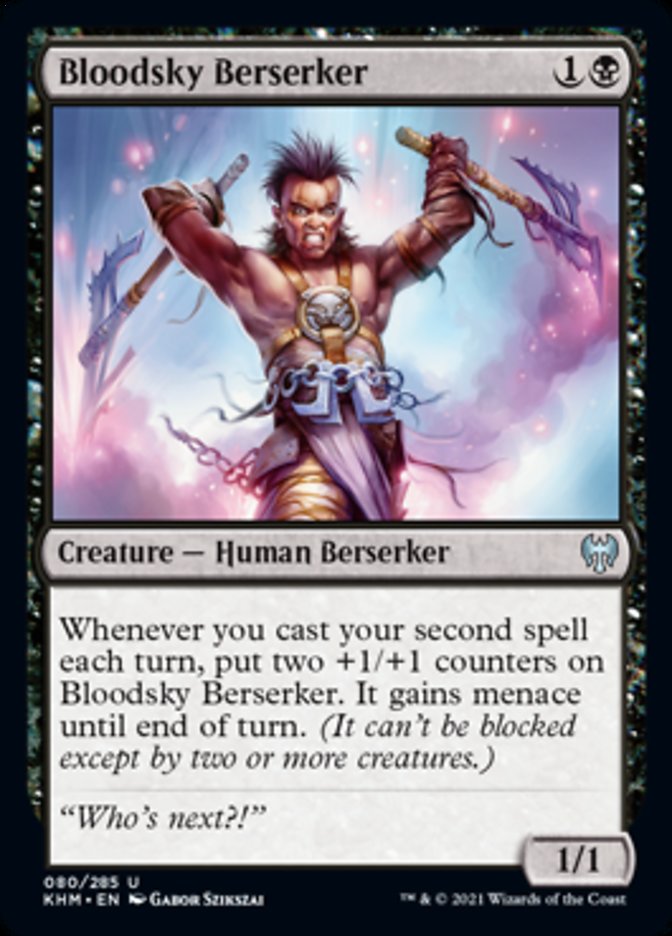 Bloodsky Berserker [Kaldheim] MTG Single Magic: The Gathering    | Red Claw Gaming