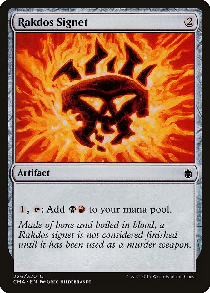 Rakdos Signet [Commander Anthology] MTG Single Magic: The Gathering    | Red Claw Gaming