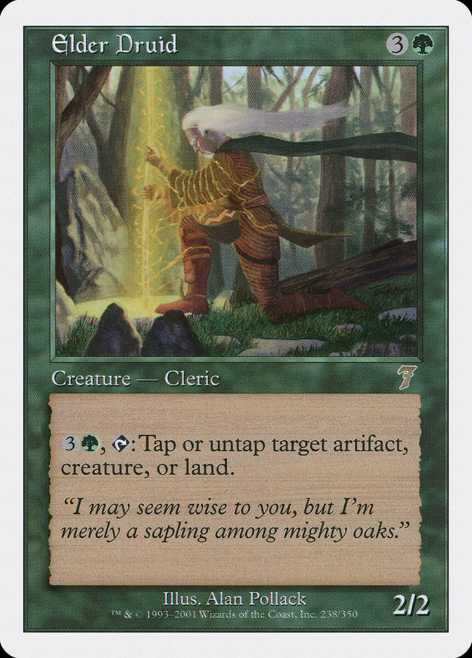 Elder Druid [Seventh Edition] MTG Single Magic: The Gathering    | Red Claw Gaming