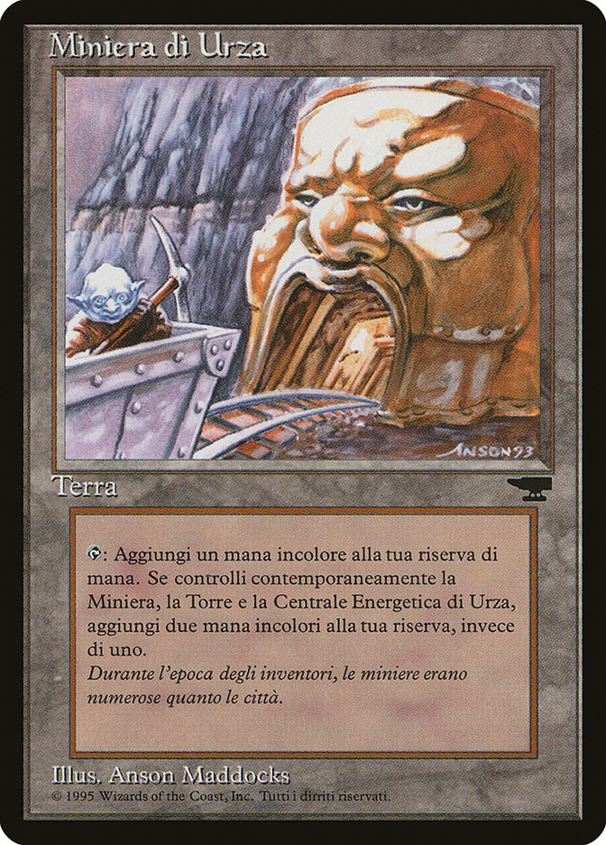 Urza's Mine (Pulley) (Italian) - "Miniera di Urza" [Rinascimento] MTG Single Magic: The Gathering    | Red Claw Gaming