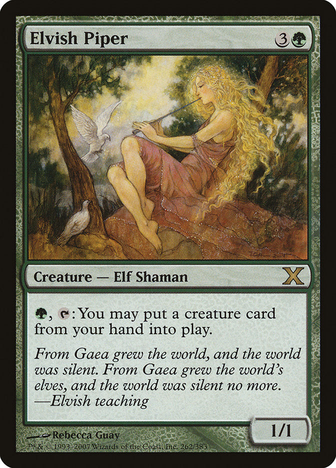 Elvish Piper [Tenth Edition] MTG Single Magic: The Gathering    | Red Claw Gaming