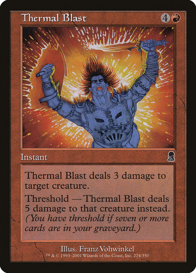 Thermal Blast [Odyssey] MTG Single Magic: The Gathering    | Red Claw Gaming