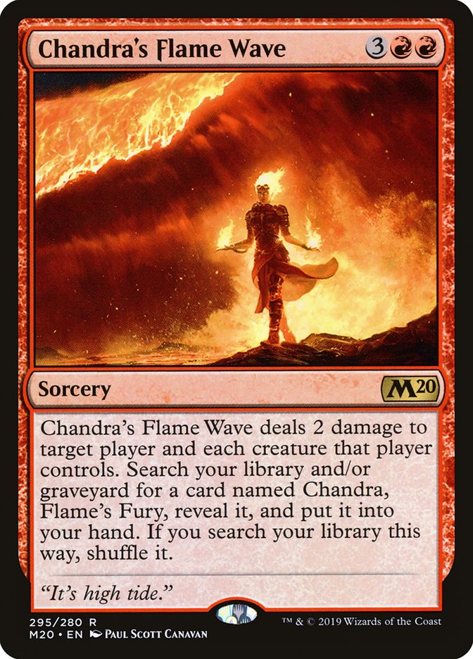 Chandra's Flame Wave [Core Set 2020] MTG Single Magic: The Gathering    | Red Claw Gaming