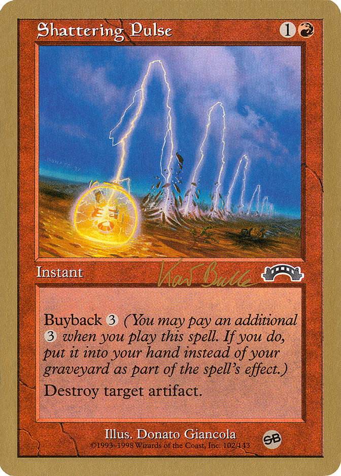 Shattering Pulse (Kai Budde) [World Championship Decks 1999] MTG Single Magic: The Gathering    | Red Claw Gaming