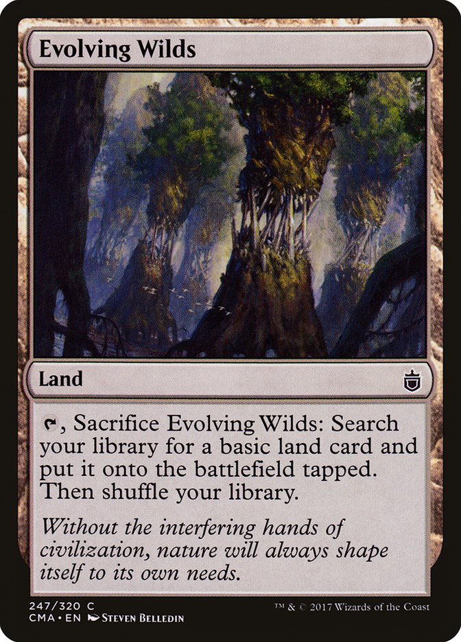 Evolving Wilds [Commander Anthology] MTG Single Magic: The Gathering    | Red Claw Gaming