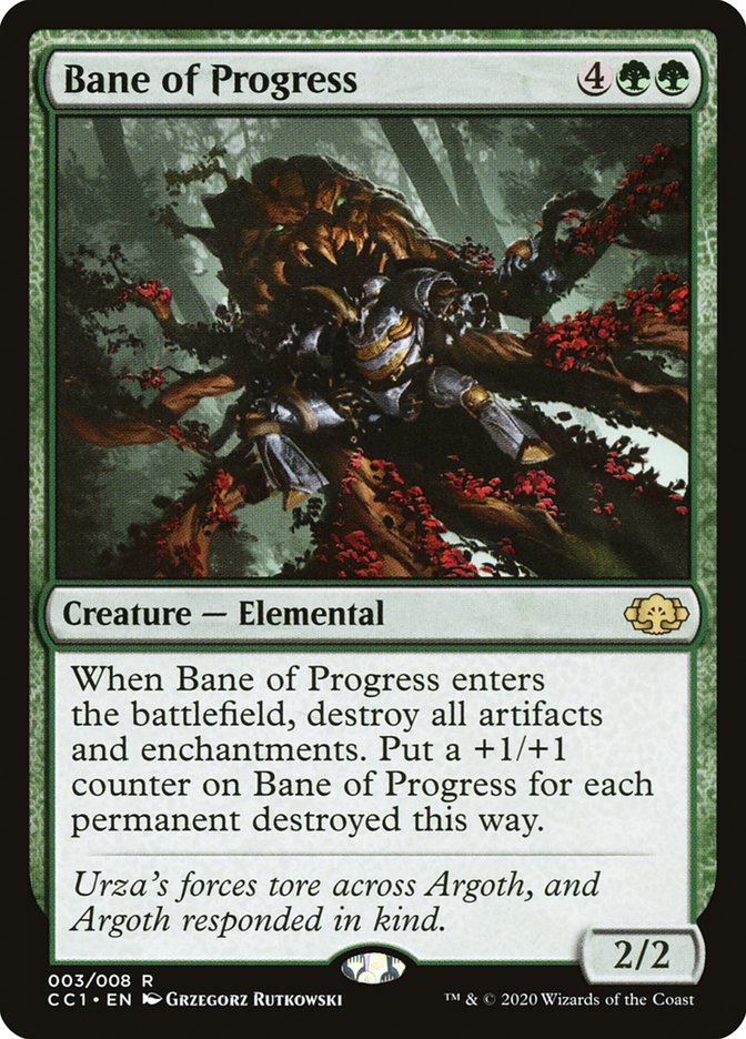 Bane of Progress [Commander Collection: Green] MTG Single Magic: The Gathering    | Red Claw Gaming