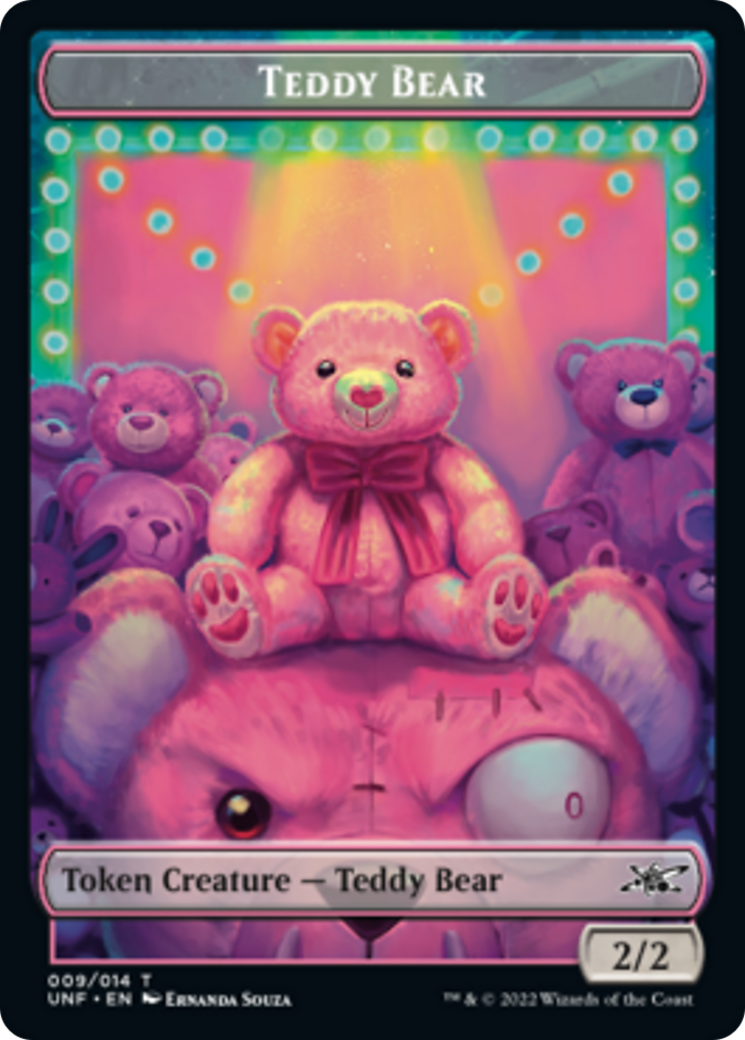 Teddy Bear // Treasure (012) Double-Sided Token [Unfinity Tokens] MTG Single Magic: The Gathering    | Red Claw Gaming