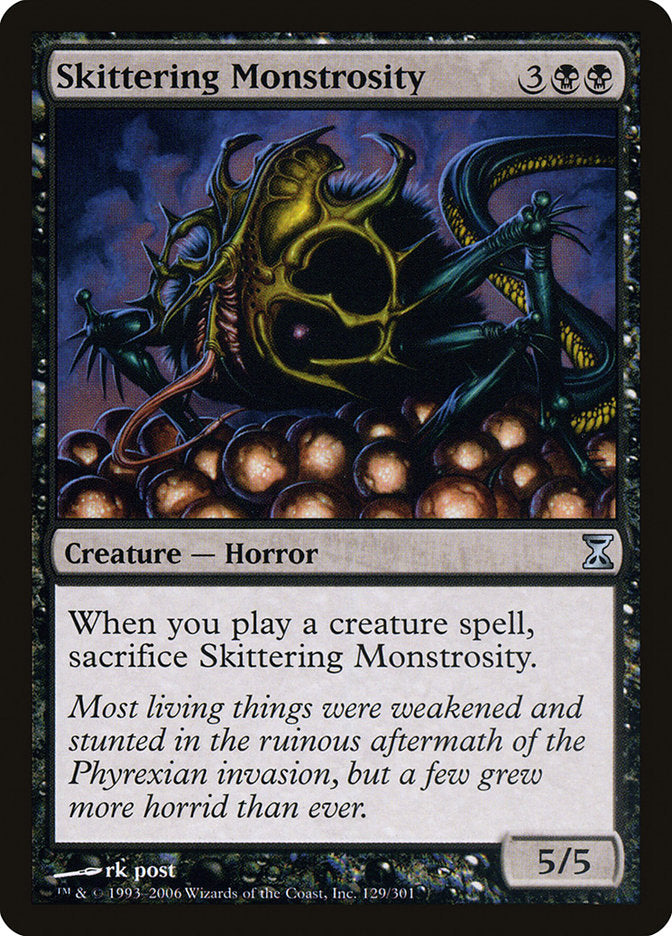 Skittering Monstrosity [Time Spiral] MTG Single Magic: The Gathering    | Red Claw Gaming