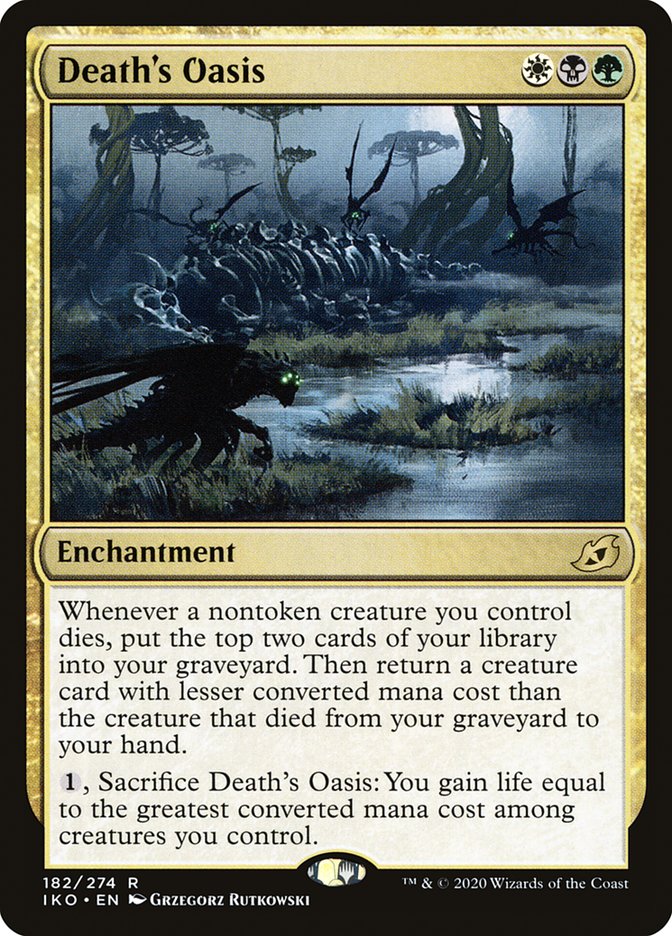 Death's Oasis [Ikoria: Lair of Behemoths] MTG Single Magic: The Gathering    | Red Claw Gaming