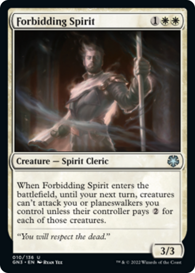 Forbidding Spirit [Game Night: Free-for-All] MTG Single Magic: The Gathering    | Red Claw Gaming