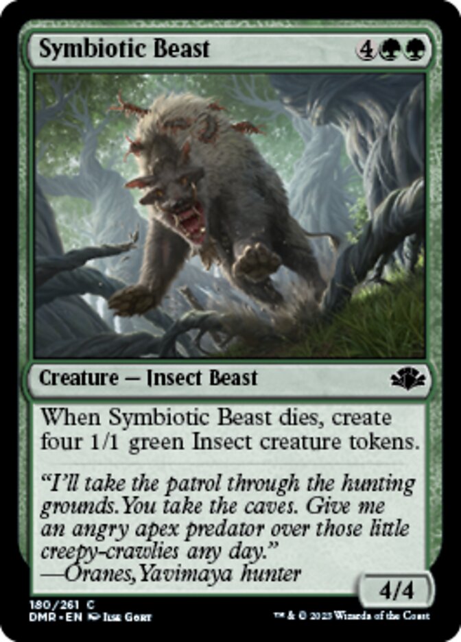 Symbiotic Beast [Dominaria Remastered] MTG Single Magic: The Gathering    | Red Claw Gaming