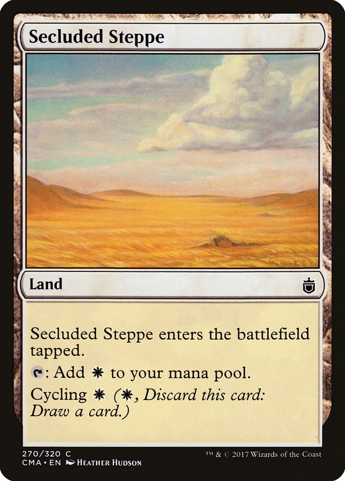 Secluded Steppe [Commander Anthology] MTG Single Magic: The Gathering    | Red Claw Gaming