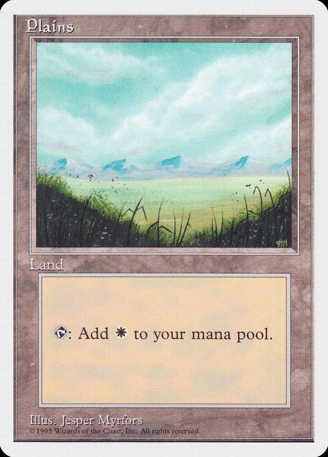 Plains (No Trees, Signature on Bottom Right) [Rivals Quick Start Set] MTG Single Magic: The Gathering    | Red Claw Gaming