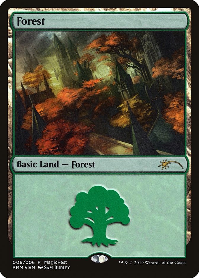 Forest (2019) [MagicFest 2019] MTG Single Magic: The Gathering    | Red Claw Gaming