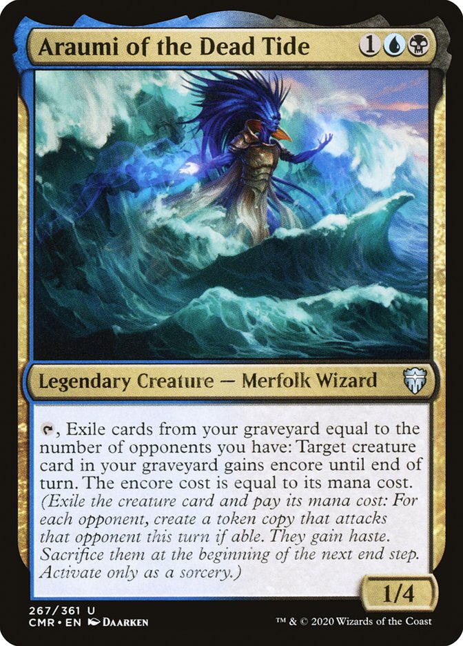 Araumi of the Dead Tide [Commander Legends] MTG Single Magic: The Gathering    | Red Claw Gaming