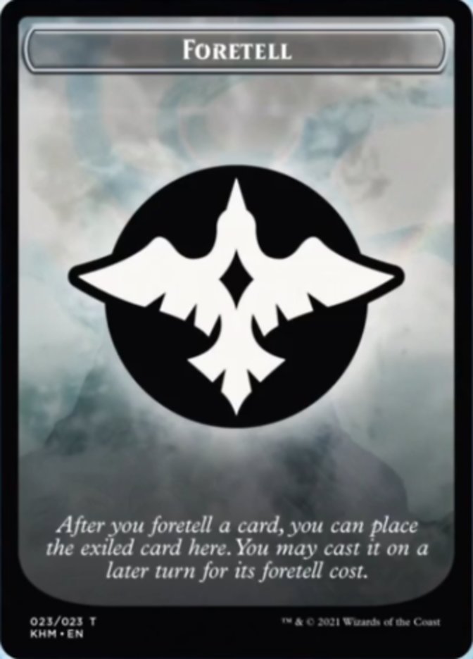 Foretell [Kaldheim Tokens] MTG Single Magic: The Gathering    | Red Claw Gaming