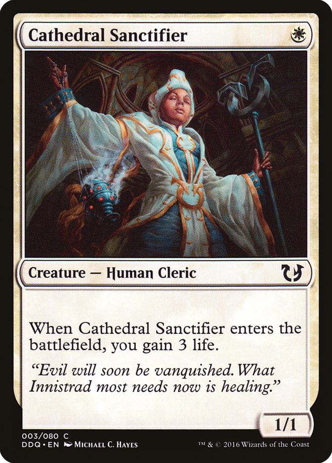 Cathedral Sanctifier [Duel Decks: Blessed vs. Cursed] MTG Single Magic: The Gathering    | Red Claw Gaming