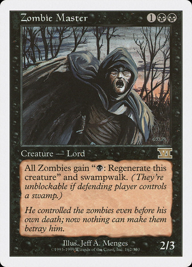 Zombie Master [Classic Sixth Edition] MTG Single Magic: The Gathering    | Red Claw Gaming