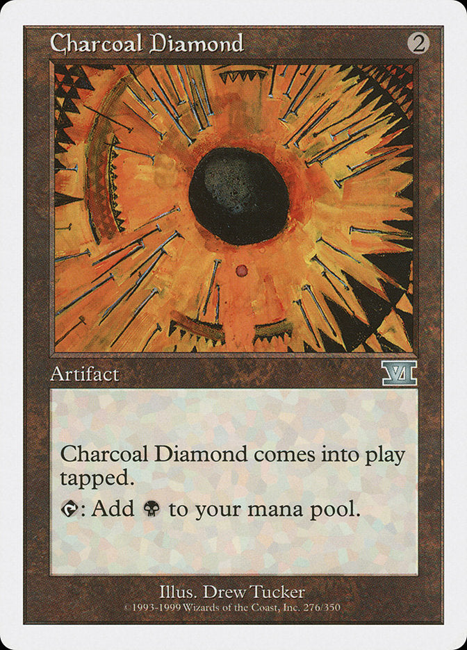 Charcoal Diamond [Classic Sixth Edition] MTG Single Magic: The Gathering    | Red Claw Gaming