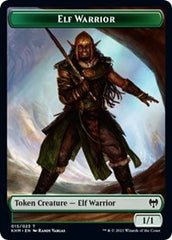 Elf Warrior // Replicated Ring Double-Sided Token [Kaldheim Tokens] MTG Single Magic: The Gathering    | Red Claw Gaming