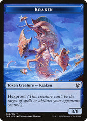 Human Soldier // Kraken Double-Sided Token [Theros Beyond Death Tokens] MTG Single Magic: The Gathering    | Red Claw Gaming