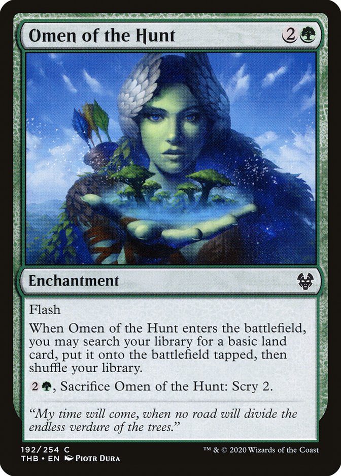 Omen of the Hunt [Theros Beyond Death] MTG Single Magic: The Gathering    | Red Claw Gaming