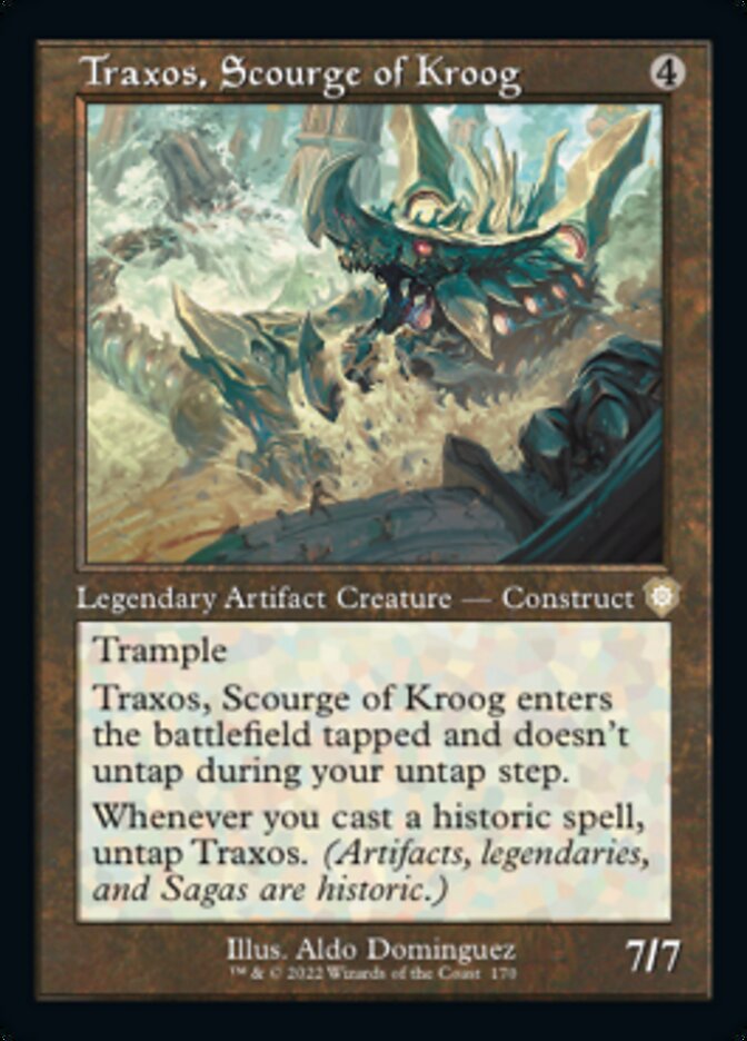 Traxos, Scourge of Kroog (Retro) [The Brothers' War Commander] MTG Single Magic: The Gathering    | Red Claw Gaming