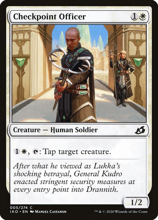 Checkpoint Officer [Ikoria: Lair of Behemoths] MTG Single Magic: The Gathering    | Red Claw Gaming