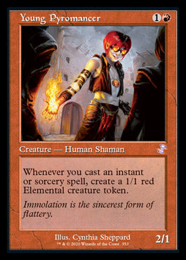 Young Pyromancer (Timeshifted) [Time Spiral Remastered] MTG Single Magic: The Gathering    | Red Claw Gaming