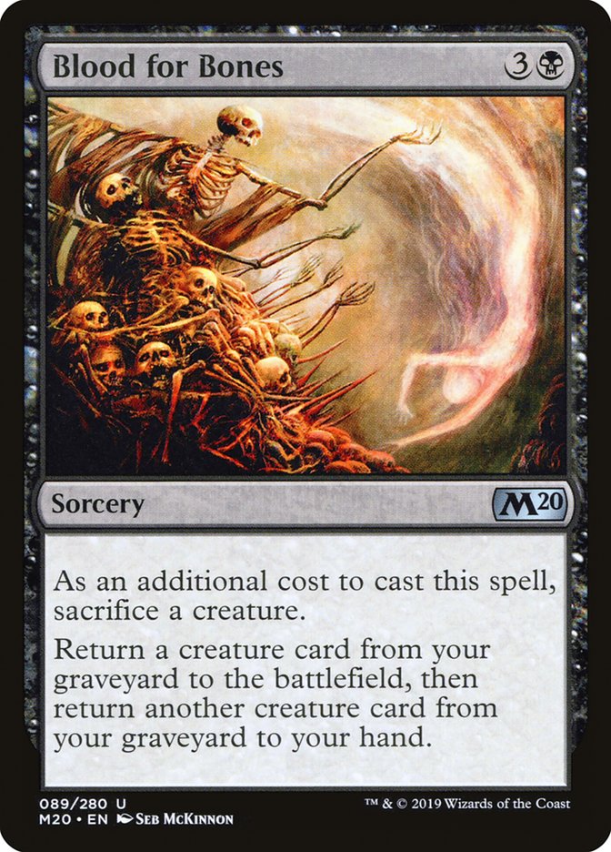 Blood for Bones [Core Set 2020] MTG Single Magic: The Gathering    | Red Claw Gaming