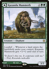 Kazandu Mammoth // Kazandu Valley [Zendikar Rising] MTG Single Magic: The Gathering    | Red Claw Gaming