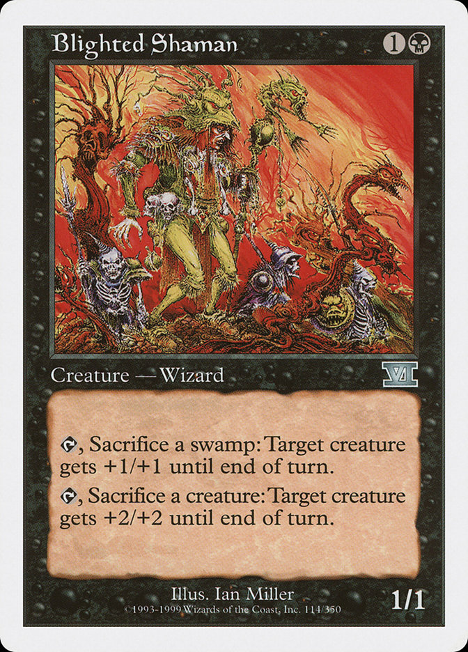 Blighted Shaman [Classic Sixth Edition] MTG Single Magic: The Gathering    | Red Claw Gaming