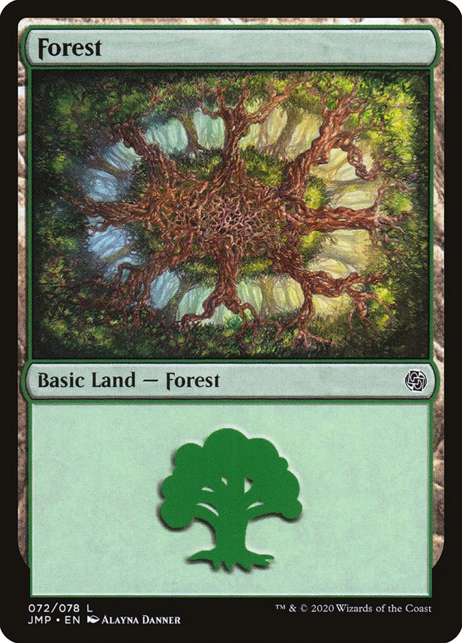 Forest (72) [Jumpstart] MTG Single Magic: The Gathering    | Red Claw Gaming