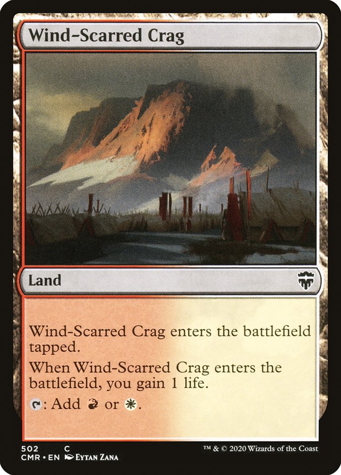 Wind-Scarred Crag [Commander Legends] MTG Single Magic: The Gathering    | Red Claw Gaming