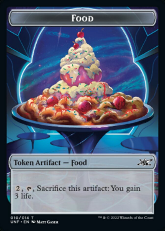 Food (010) Token [Unfinity Tokens] MTG Single Magic: The Gathering    | Red Claw Gaming