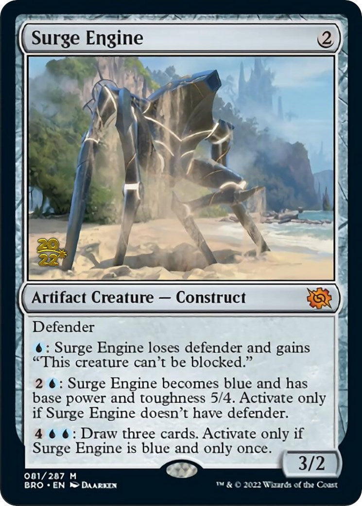 Surge Engine [The Brothers' War Prerelease Promos] MTG Single Magic: The Gathering    | Red Claw Gaming