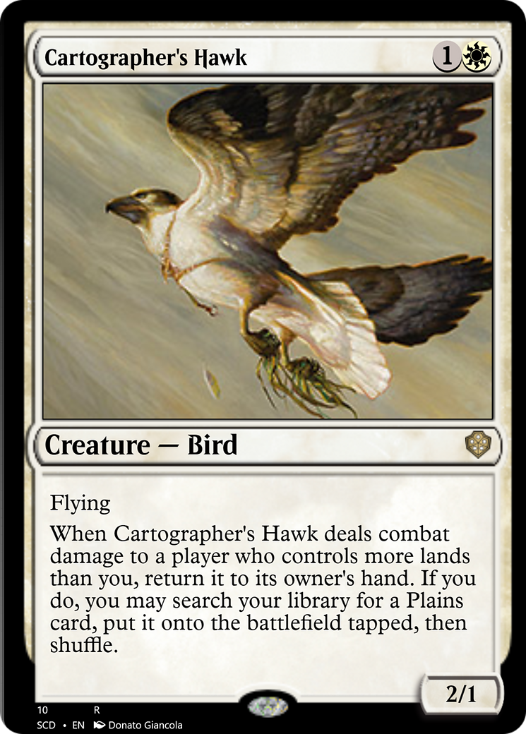 Cartographer's Hawk [Starter Commander Decks] MTG Single Magic: The Gathering    | Red Claw Gaming