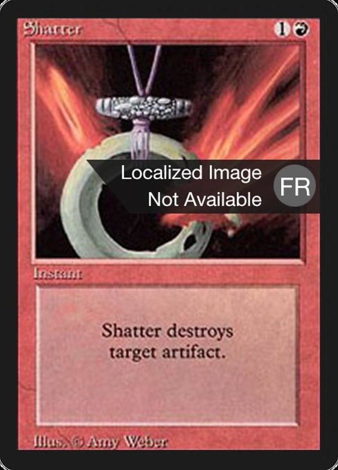 Shatter [Foreign Black Border] MTG Single Magic: The Gathering    | Red Claw Gaming