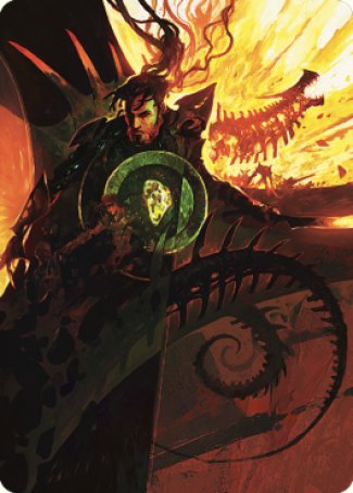 Mishra's Command Art Card [The Brothers' War Art Series] MTG Single Magic: The Gathering    | Red Claw Gaming