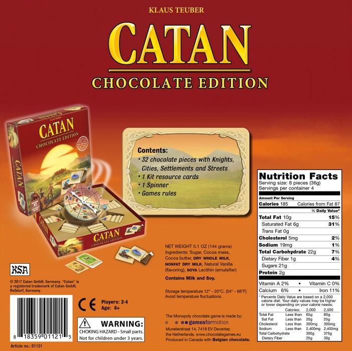 CATAN - Chocolate Edition Board Game CATAN Studio    | Red Claw Gaming