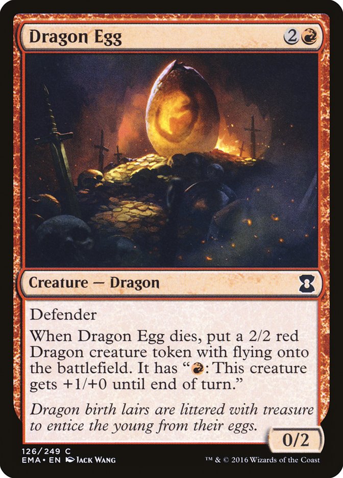 Dragon Egg [Eternal Masters] MTG Single Magic: The Gathering    | Red Claw Gaming