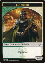 Saproling // Elf Knight Double-Sided Token [Guilds of Ravnica Guild Kit Tokens] MTG Single Magic: The Gathering    | Red Claw Gaming