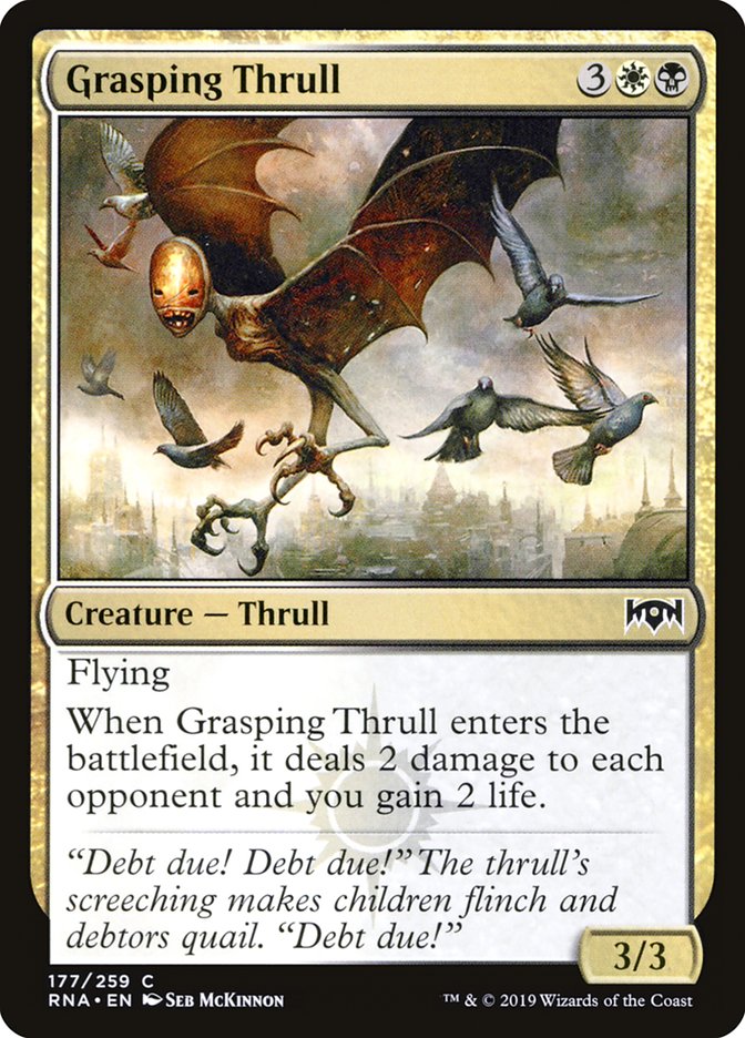 Grasping Thrull [Ravnica Allegiance] MTG Single Magic: The Gathering    | Red Claw Gaming