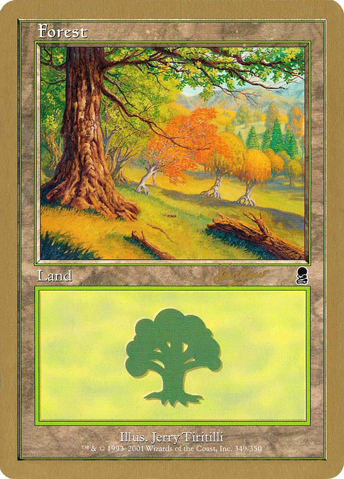 Forest (shh349) (Sim Han How) [World Championship Decks 2002] MTG Single Magic: The Gathering    | Red Claw Gaming