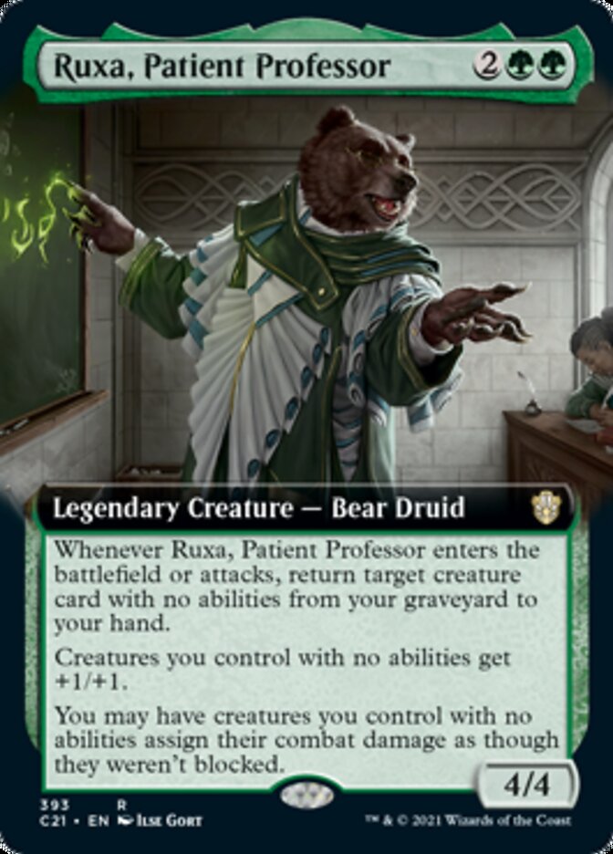 Ruxa, Patient Professor (Extended Art) [Commander 2021] MTG Single Magic: The Gathering    | Red Claw Gaming