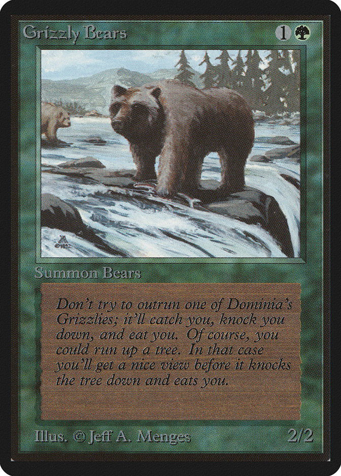 Grizzly Bears [Beta Edition] MTG Single Magic: The Gathering    | Red Claw Gaming