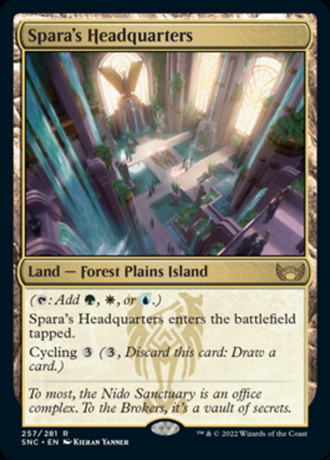 Spara's Headquarters [Streets of New Capenna] MTG Single Magic: The Gathering    | Red Claw Gaming
