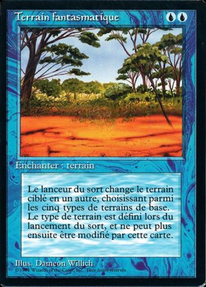 Phantasmal Terrain [Foreign Black Border] MTG Single Magic: The Gathering    | Red Claw Gaming