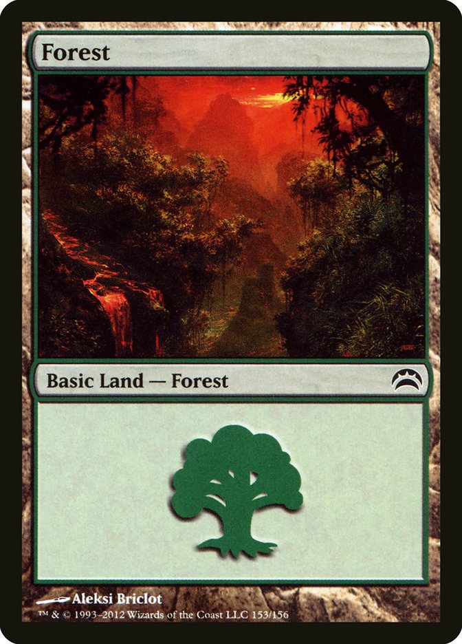 Forest (153) [Planechase 2012] MTG Single Magic: The Gathering    | Red Claw Gaming