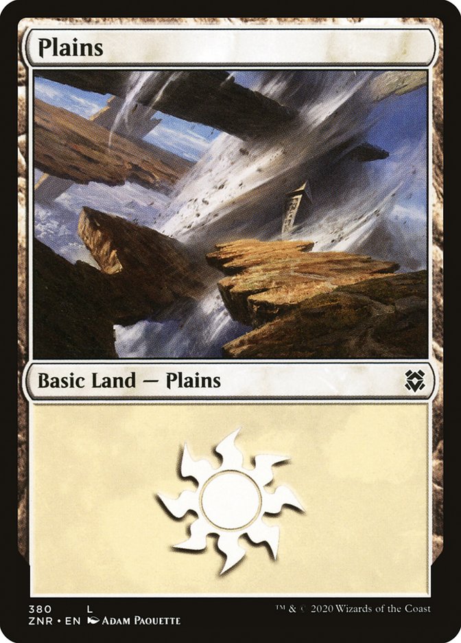 Plains (380) [Zendikar Rising] MTG Single Magic: The Gathering    | Red Claw Gaming